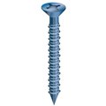 Cobra Anchors CobraTap Concrete Screw, Flat, Steel Fluorocarbon Coated 636T